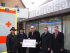 1500 Euro für den Förderverein zum Erhalt des Rettungswagens gespendet