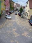 Sand ohne Wüstensturm auf dem Marktplatz