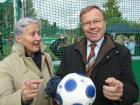 Bürgermeister Günther Babel und zweite Bürgermeisterin Breit