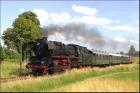 Die Museumsbahn in voller Fahrt