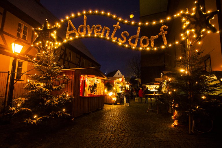 Adventsdorf in Wassertrüdingen