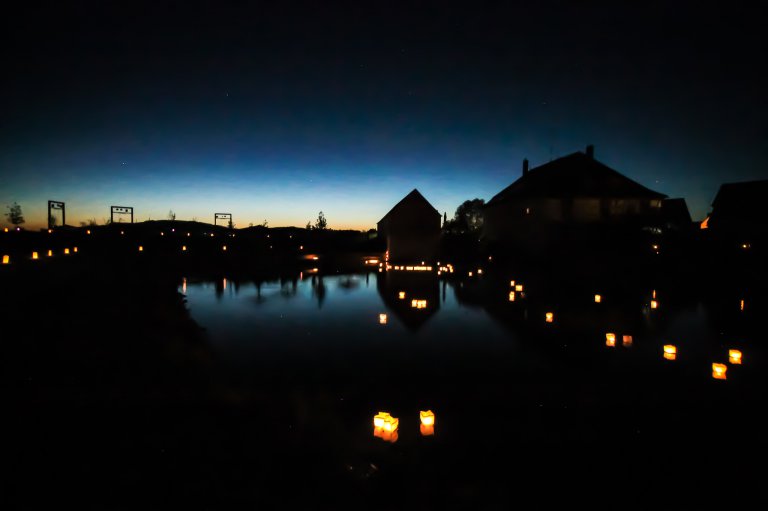 Abendstimmung am Mühlweiher der Gartenschau Wassertrüdingen 2019 Abendstimmung am Mühlweiher der Gartenschau Wassertrüdingen 2019