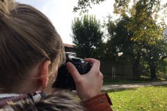 Fotograf mit Kamera Fotograf mit Kamera