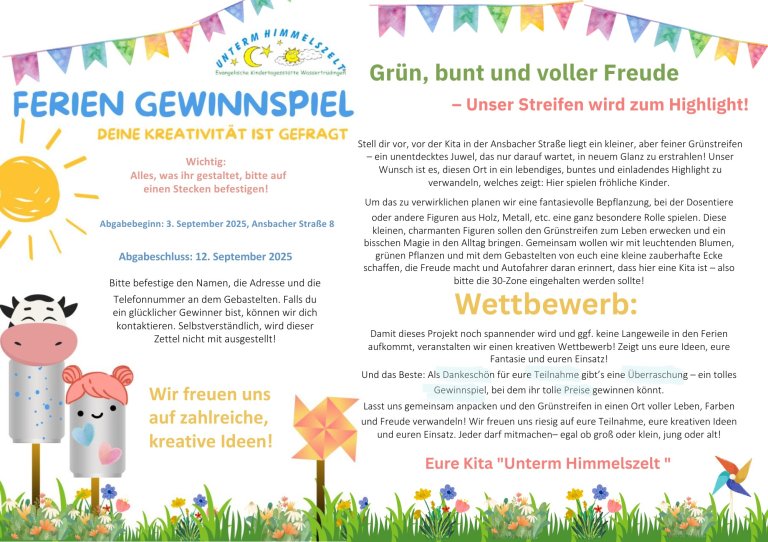Feriengewinnspiel Kita 2