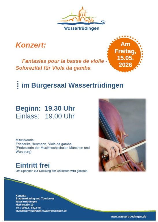 Konzert Frau Gries am 15.05.26 Konzert Frau Gries am 15.05.26